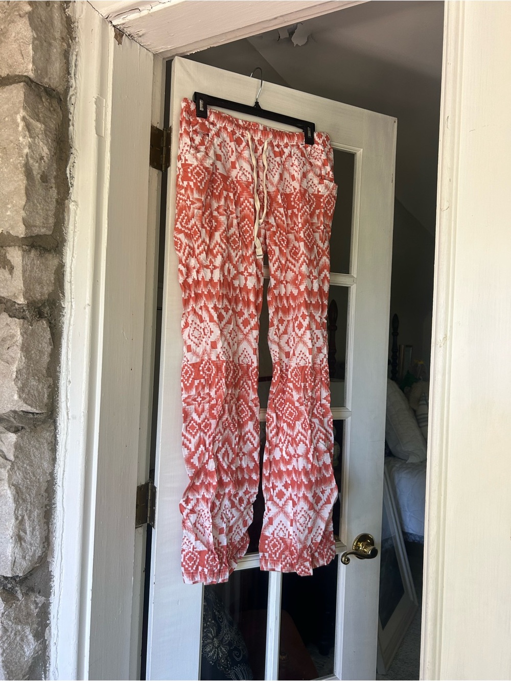Women’s Coral Patterned Drawstring Kavu Pants